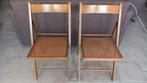 2x vintage klapstoel, klapstoelen met webbing, samen 50 euro, Ophalen