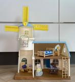 Sylvanian Families Windmolen 5630, moeder en dochter ijsbeer, Ophalen of Verzenden, Zo goed als nieuw, Poppenhuis
