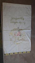 2 vintage geborduurde overhanddoeken, Ophalen of Verzenden, Overige typen
