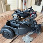 Gietijzeren Motor met Zijspan - Harley Davidson Stijl, Ophalen of Verzenden
