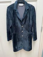 Helena hart stevige velours blazer maat M, Maat 38/40 (M), Blauw, Zo goed als nieuw, Jasje