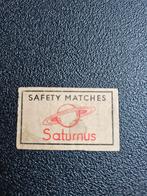 Luciferetiket Saturnus, Verzamelen, Rookartikelen, Aanstekers en Luciferdoosjes, Ophalen of Verzenden
