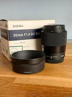 Fujifilm 30mm F1.4 Sigma AF lens, Audio, Tv en Foto, Fotografie | Lenzen en Objectieven, Ophalen of Verzenden, Zo goed als nieuw