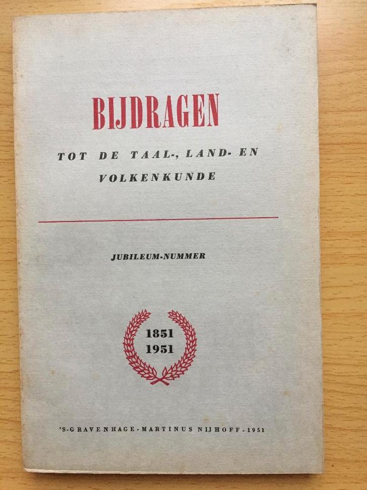 Bijdragen tot de Taal-, Land en Volkenkunde, 107-2/3 1951, Boeken, Overige Boeken, Gelezen, Ophalen of Verzenden