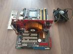 Asus P5Q SE PLUS Moederbord + MSI N9800GT +Intel Core 2 Quad, Zo goed als nieuw, DDR2, ATX, Intel