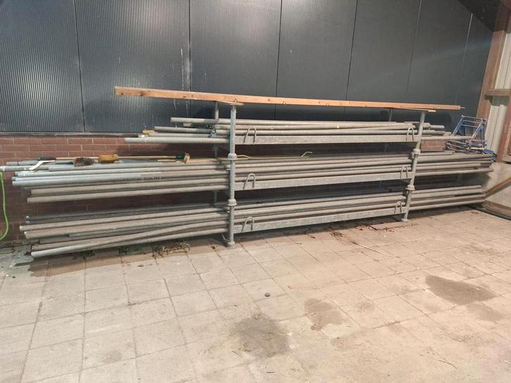 Steiger, Doe-het-zelf en Verbouw, Steigers, Gevelsteiger, 5 meter of hoger, Ophalen of Verzenden