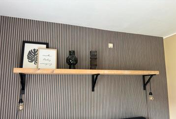 Steigerhouten plank incl nachtlampjes