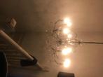 kroonluchter zilver met glas, Huis en Inrichting, Lampen | Kroonluchters, Ophalen of Verzenden, Zo goed als nieuw, Glas, Glas en zilver
