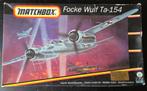 Matchbox Focke Wulf Ta-154 1:72, Hobby en Vrije tijd, Modelbouw | Vliegtuigen en Helikopters, Overige merken, 1:72 tot 1:144, Ophalen of Verzenden