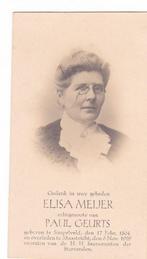 ELISA GEURTS - MEIJER  1864-1929, Verzamelen, Bidprentjes en Rouwkaarten, Verzenden, Bidprentje