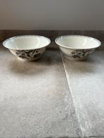 2 x Gien Tulipes Noires salade schaal 29 cm, Huis en Inrichting, Ophalen, Aardewerk, Overige stijlen, Schaal of Schalen