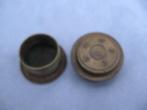Koperen zalf / opium doosje - 18e - 20e eeuw, Ophalen of Verzenden, Koper