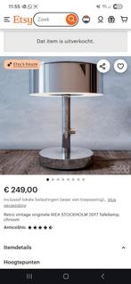 2 IKEA retro vintage Stockholm-lampen, LED, traploos dimbaar, Led-lamp, Minder dan 30 watt, Soft of Flame, Zo goed als nieuw