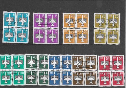 DDR 1982 - 1987, Flugpost marken, hele serie, gestempeld., Postzegels en Munten, Postzegels | Europa | Duitsland, Gestempeld, DDR