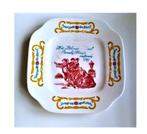 gebakbordje vierkant blindeman spel/boch la Louvière belguim, Antiek en Kunst, Antiek | Servies los, Ophalen of Verzenden