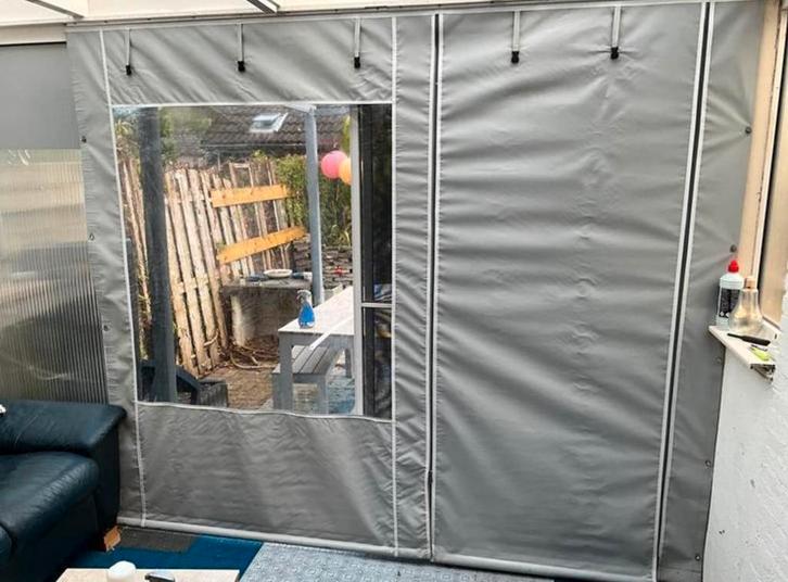 Voorhang met raam en deur, Caravans en Kamperen, Tenten, Zo goed als nieuw, Ophalen of Verzenden