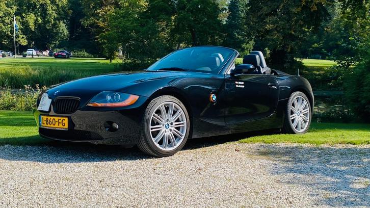 BMW Z4 2.5 I Roadster 2003 Zwart, Auto's, BMW, Particulier, Z4, Airbags, Airconditioning, Boordcomputer, Centrale vergrendeling