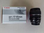 Canon EF-S 17-85mm f1:4-5.6 IS USM in prima staat., Audio, Tv en Foto, Fotografie | Lenzen en Objectieven, Ophalen of Verzenden