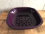 Tupperware dubbele schaal, Huis en Inrichting, Keuken | Tupperware, Ophalen of Verzenden, Paars, Schaal