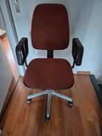 Gebruikte bureaustoel - Goede vering., Huis en Inrichting, Bureaustoelen, Ophalen, Gebruikt, Bruin, Bureaustoel