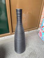 Grote zwarte vaas, Huis en Inrichting, Ophalen, Zo goed als nieuw, Zwart, Minder dan 50 cm