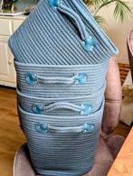 Manden 4 stuks, Huis en Inrichting, Woonaccessoires | Schalen en Manden, Ophalen of Verzenden, Zo goed als nieuw, Overige vormen