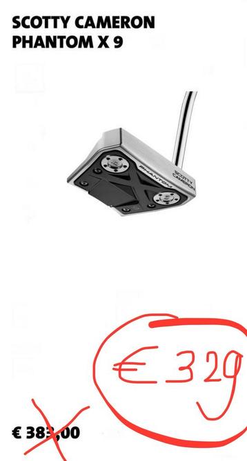 NIEUWE SCOTTY CAMERON PHANTOM X 9 TOUR PUTTER beschikbaar voor biedingen