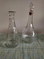 Set van 2 glazen karaffen Italië jaren '60, Ophalen of Verzenden