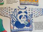 Panda trui met randjes breipatroon, Ophalen of Verzenden, Zo goed als nieuw, Breien, Patroon of Boek
