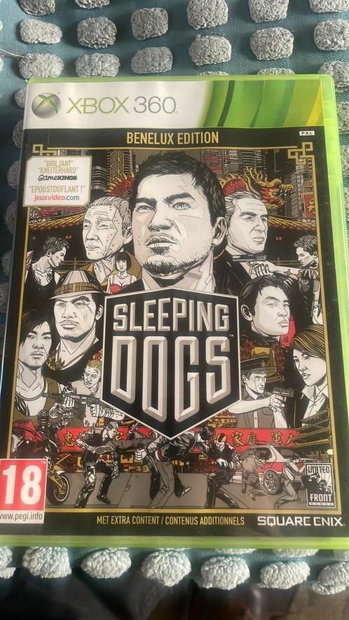 Game Xbox 360 Sleeping Dogs, Spelcomputers en Games, Games | Xbox 360, Zo goed als nieuw, Avontuur en Actie, 1 speler, Vanaf 18 jaar