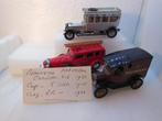 3 x KLASSIEKE  - T-Ford/Cadillac/RR - Matchbox/Corgi 1:64, Ophalen of Verzenden, Gebruikt, Auto, Matchbox