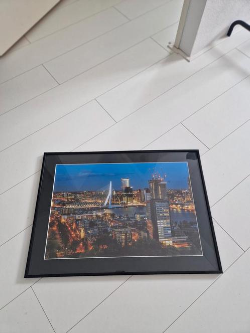 Rotterdam Foto in Lijst 71x51, Huis en Inrichting, Woonaccessoires | Schilderijen, Tekeningen en Foto's, Zo goed als nieuw, Foto of Poster