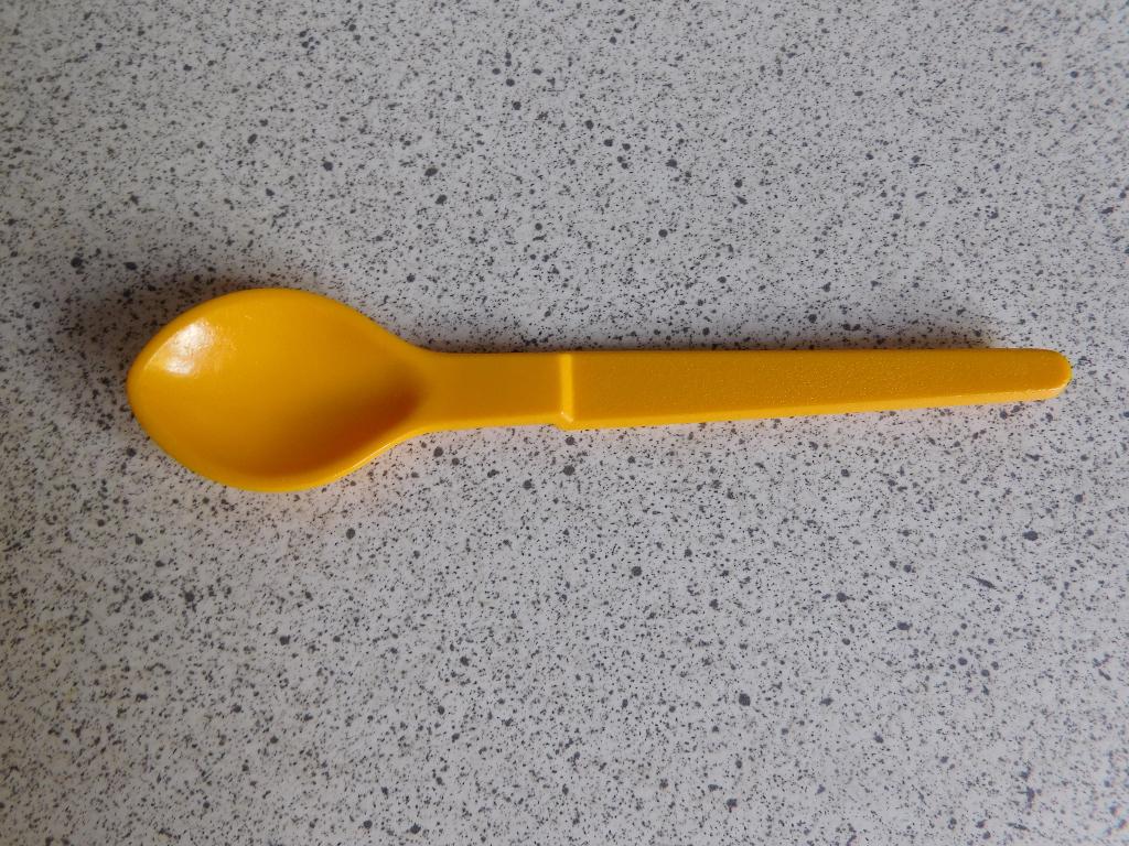 Tupperware Keukenhulpje Hang aan Lepel Geel, Huis en Inrichting, Keuken | Tupperware, Ophalen of Verzenden, Zo goed als nieuw