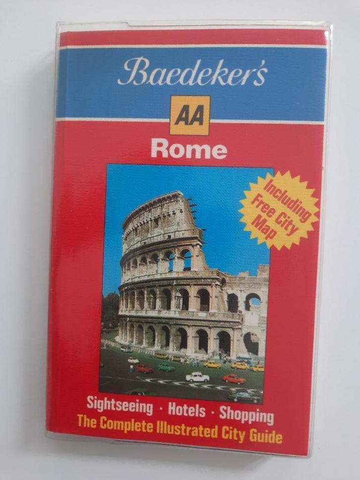 Baedeker's ROME including free city map, Boeken, Reisgidsen, Zo goed als nieuw, Reisgids of -boek, Europa, Overige merken, Ophalen of Verzenden
