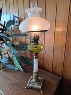 (olie)lamp met albast voet, Jugendstil, Ophalen