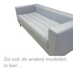 4-zits nieuwe lichtblauwe lerenBank!  AnnChristianArt, Ophalen, 200 tot 250 cm, Driepersoons, Nieuw