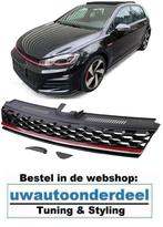 Embleem loos GTI Look Grill Rode Bies Geschikt Voor VW Golf, Auto diversen, Tuning en Styling, Verzenden