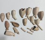 Antieke Kleipijp Fragmenten - Bodemvondsten 18e-19e Eeuw, Ophalen of Verzenden