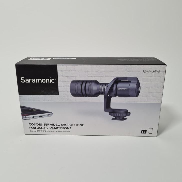 Saramonic Vmic Mini Microfoon, Muziek en Instrumenten, Microfoons, Zo goed als nieuw, Ophalen of Verzenden