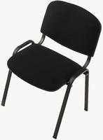 zwarte vergaderstoelen zwart, 22 stuks, Ophalen, Zo goed als nieuw, Zwart, Vijf, Zes of meer stoelen