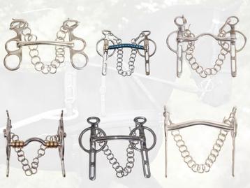Groot assortiment menbitten voor uw paard of pony. beschikbaar voor biedingen
