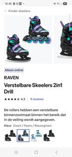 2 in 1 schaatsen en skeelers - Verstelbaar!, Sport en Fitness, Skeelers, Overige merken, Kinderen, Ophalen of Verzenden, Inline skates 4 wielen