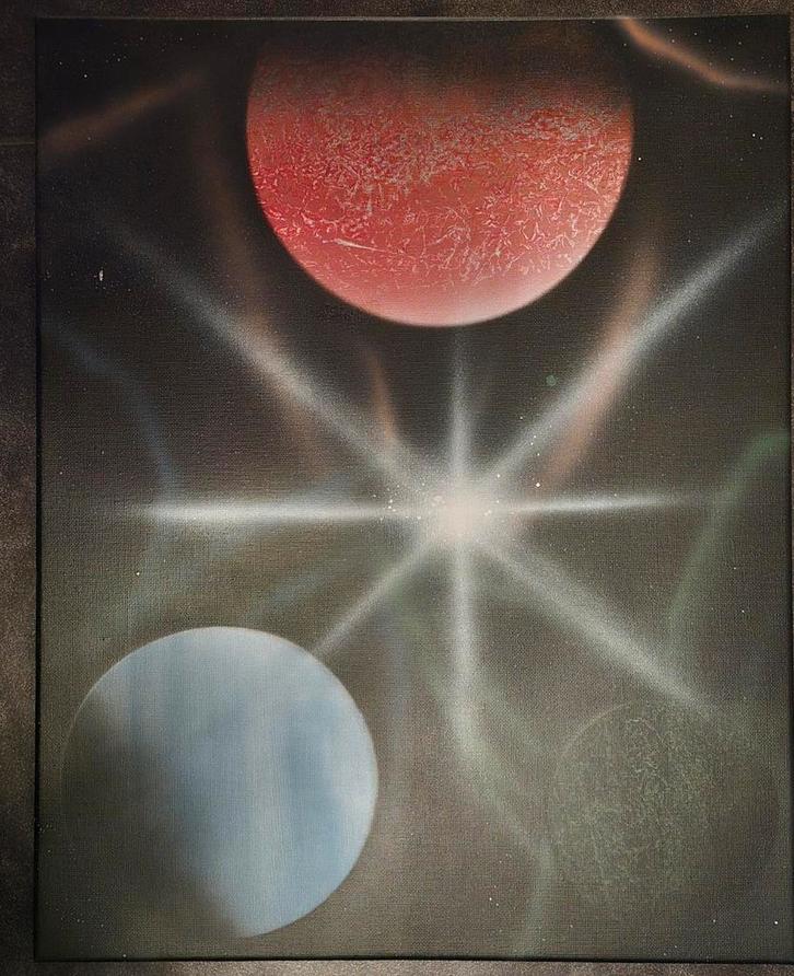 Hemelse Puls, Antiek en Kunst, Kunst | Schilderijen | Modern, Ophalen of Verzenden