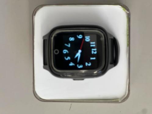 GPS Horloge Senioeren WTC45. Zwart., Sieraden, Tassen en Uiterlijk, Smartwatches, Zo goed als nieuw, Android, Zwart, GPS, Waterdicht