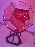 Rgb led lamp kubus hexagon incl houder en afstandsbediening, Ophalen of Verzenden, Licht, Zo goed als nieuw