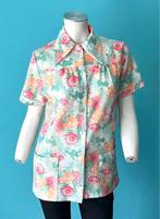 Vintage originele jaren 70 blouse maat 38, Kleding | Dames, Blouses en Tunieken, Maat 38/40 (M), Overige kleuren, Verzenden, Vintage