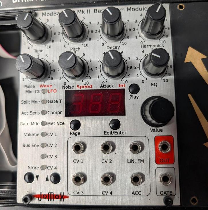 Jomox ModBase Mk II Bass Drum Module, Muziek en Instrumenten, Synthesizers, Gebruikt, Overige merken, Met midi-aansluiting, Ophalen of Verzenden