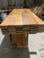 Eiken houten lamel parket vloer 40m2 227cm, 13,8cm breed, Zo goed als nieuw, 10 m² of meer, 10 tot 30 cm, Hout