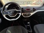 Kia Picanto 1.0 CVVT ComfortLine Airco, Centr.vergr, Elektr., Auto's, Euro 5, Stof, Gebruikt, Zwart