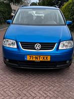 Volkswagen Touran 1.6 FSI – Ruime 7-persoons gezinsauto, Auto's, Volkswagen, Stof, 74 €/maand, Blauw, Origineel Nederlands